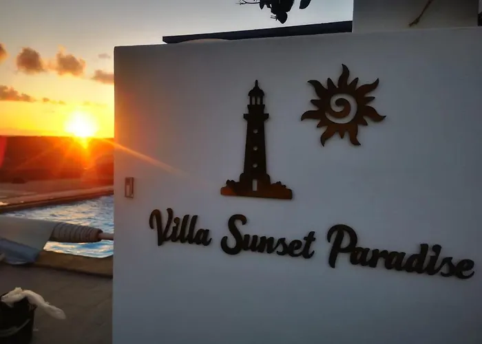 Sunset Paradise With Panoramic Sea View, First Line, Sunsets فيلة